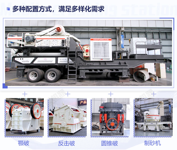 移動破碎石子機(jī)搭配方案