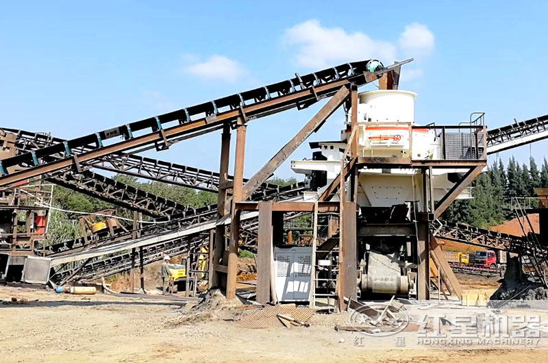 制砂機(jī)成品粒型好，成品多用于建筑工程，道路基建